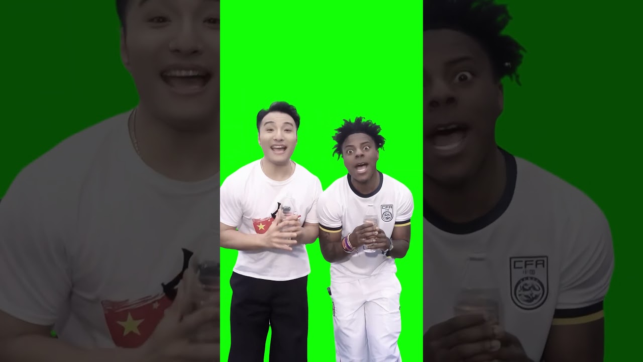 IShowSpeed singing with Super Idol meme - Green Screen