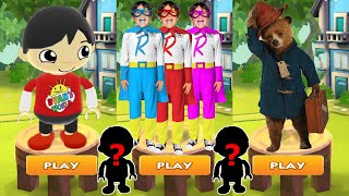 Tag with Ryan vs Paddington Run - 全コスチューム・全乗り物・全キャラクター・コンボパンダでゲームプレイ screenshot 5
