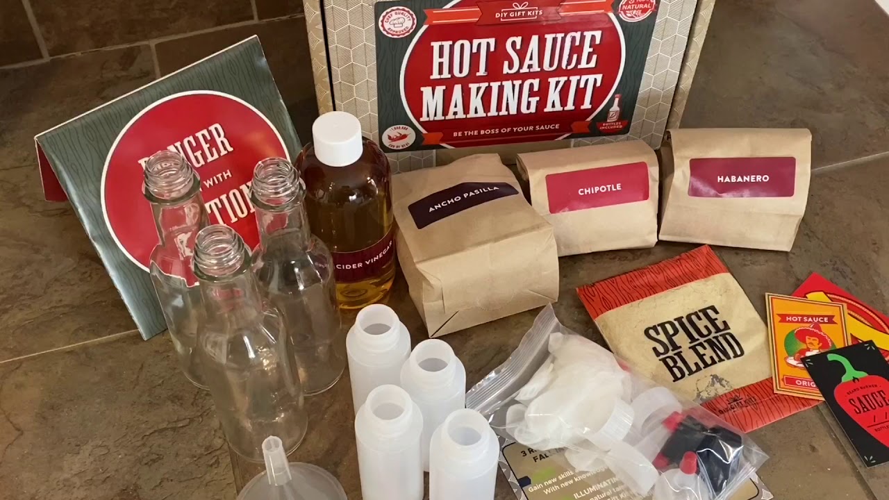 Hot Sauce Making Kit. Do it yourself hot sauce YouTube