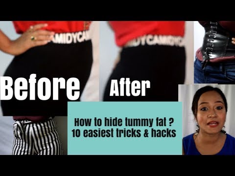 how to hide belly fat in a tight dress ...