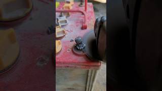 The damaged battery head is repaired. #Battery #Repair