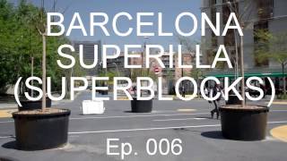 Where did cars disappear in Barcelona Superilla neighborhood blocks?