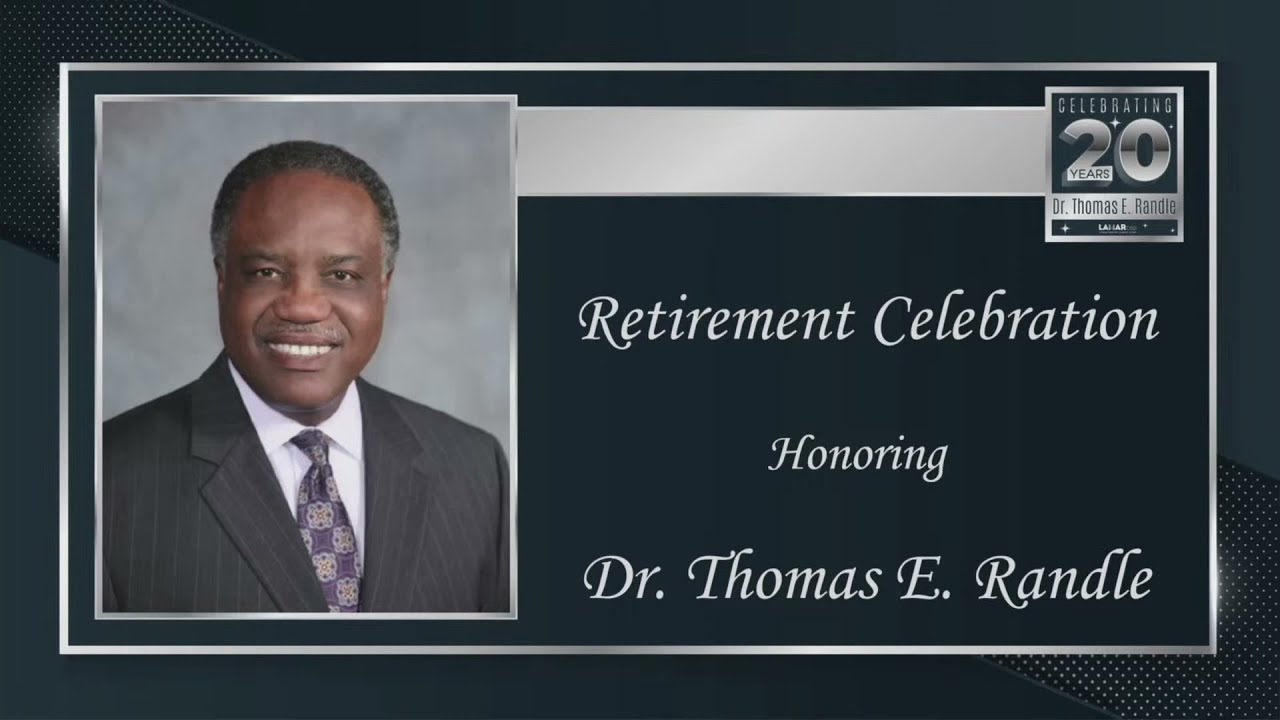 Dr. Thomas Randle Retirement Celebration
