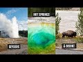 Yellowstone National Park Day 1: Old Faithful, Grand Prismatic Spring, & Fairy Falls