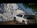 Stunning views of mount rainier  summer camping  conquest overland