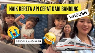 Naik Kereta Api Cepat Whoosh dari Stasiun Kota Bandung ke Jakarta