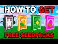 ALL WAYS to get FREE SEED PACKS in Garden Horizons ROBLOX