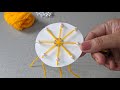 It&#39;s so Beautiful.Amazing Hand Embroidery flower design trick.Very Easy Hand Embroidery flower idea