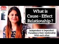 Cause Effect Relationship | Psychology | Statistics in Psychology | #ExperimentalMethod | #Variables