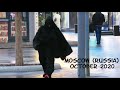 Walking Moscow (Russia): pretty Russian women in the city center. October 2020. NO COMMENT