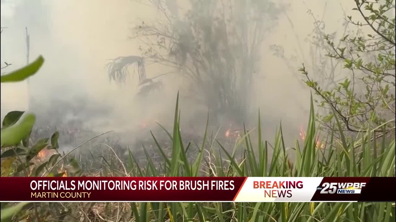 Florida Forest Service: Brush fire in Martin County 100% contained ...