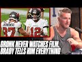 Gronk Says He Never Watches Film, Brady Tells Him Everything | Pat McAfee Reacts