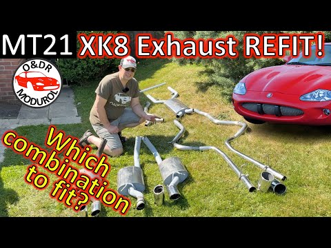 Jaguar XK8 Exhaust REFIT! Straight Pipe v Silencers v Combo. Which Should I Choose? XKR X100 Modurol