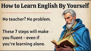How to Learn English By Yourself | 7 Steps That Actually Work | Speak English Fluently ✅