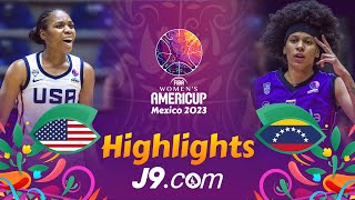 USA  v Venezuela  | J9 Highlights