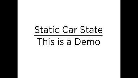 Static Car State - This is a Demo (2003)