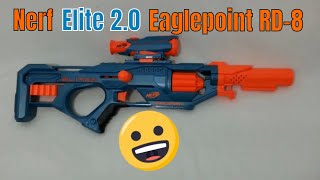 Nerf Elite 2.0 Eaglepoint RD-8 Blaster Unbox and Review 