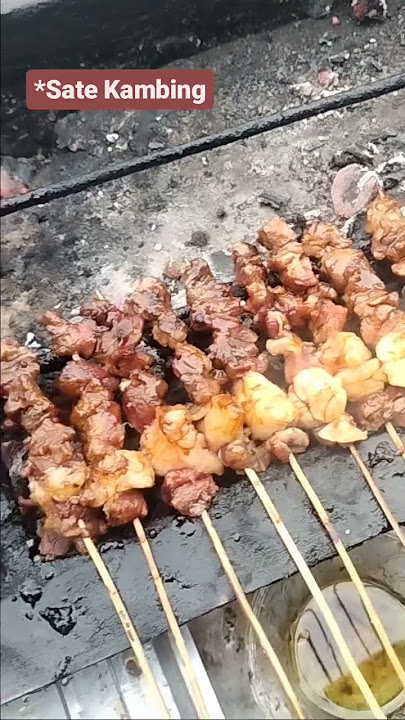 Kuliner sate Kambing di Warung Sate Pak Nono Kinibalu #samarinda #sate #Kambing