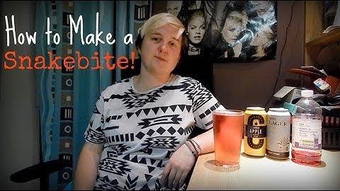 How to Make a Snakebite (aka a Diesel) - Student Drinks