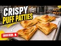 Eggless Puff Patty Recipe 🥰#puff #bakery #puffpastry #recipe #bakerystyle #savoury #snacks #vegpuffs