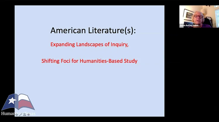 Sarah Ruffing Robbins, "Teaching American Literatu...