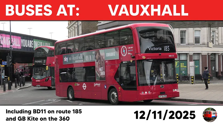 London buses at Vauxhall 12/11/2025