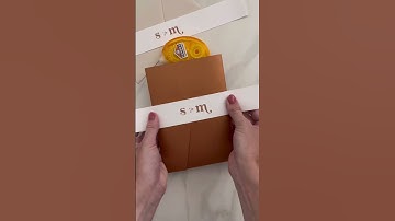 DIY Wedding Invitation Assembly