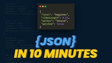 Learn JSON in 10 Minutes [Tutorial For Beginners]