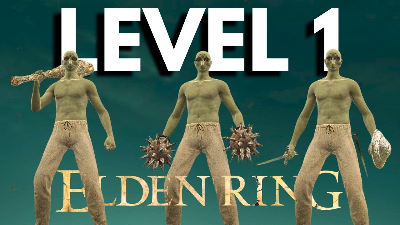 ELDEN RING at LEVEL 1 but I need to use different weapon for EVERY boss