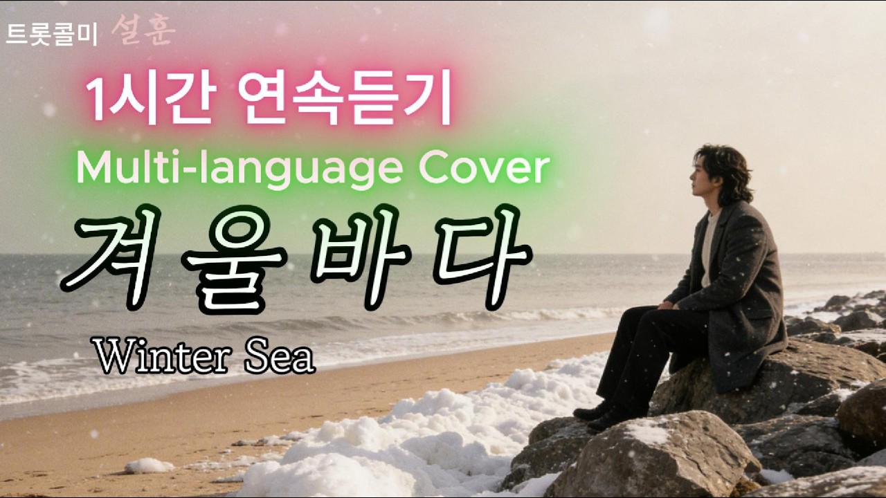 겨울바다 연속듣기 | 차가운 파도 끝에서 당신의 마음을 안아줄 다국어 커버곡