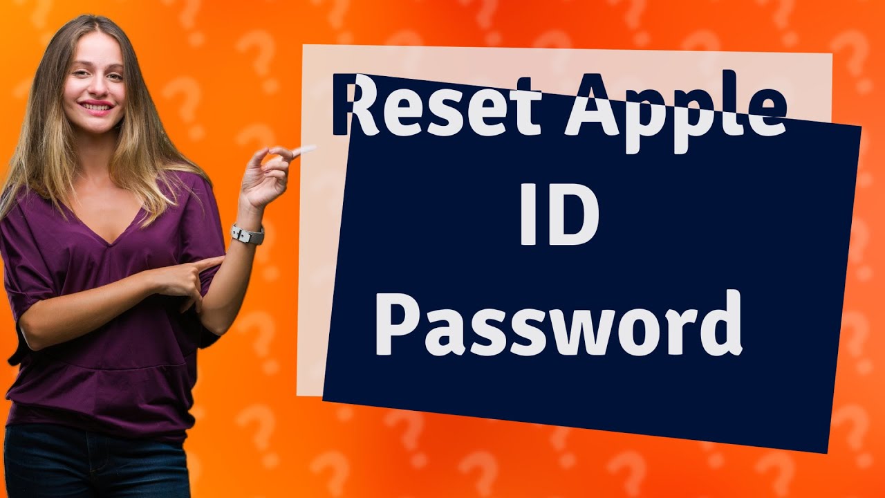How Do I Reset My Apple ID Password Through Email YouTube How Do I Reset My Apple ID Password Through Email YouTube