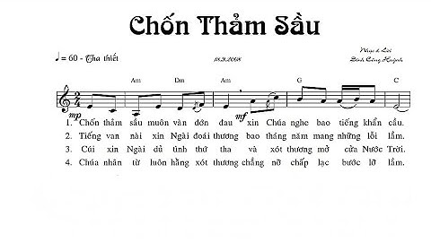 Chốn Thảm Sầu || Đinh Công Huỳnh ( Nhập Lễ Cầu Hồn )