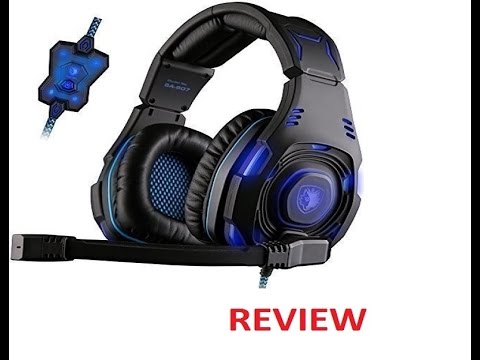 SADES SA-907 7.1 USB Wired Surround Sound Gaming Headset Review