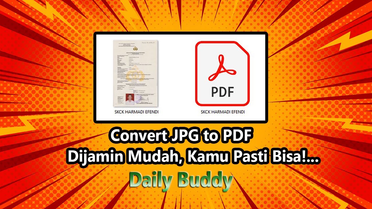 Cara Convert JPG To PDF Online Dan Offline Mudah Banget YouTube Cara convert jpg to pdf online dan offline mudah banget youtube