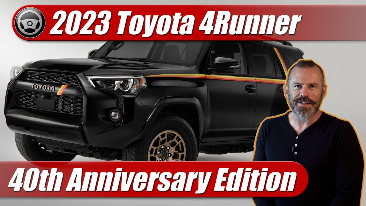 2023 Toyota 4Runner 40th Anniversary Edition - YouTube