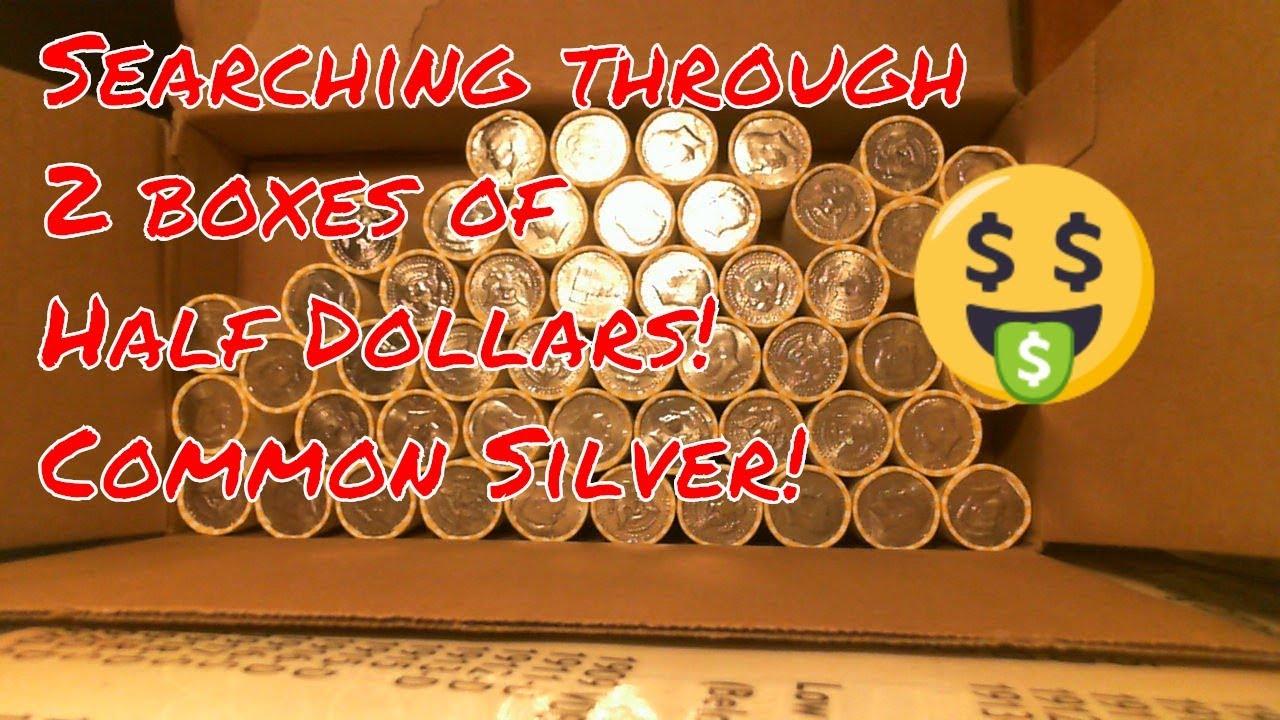 Searching 2 boxes of Half Dollars....Silver!? YouTube