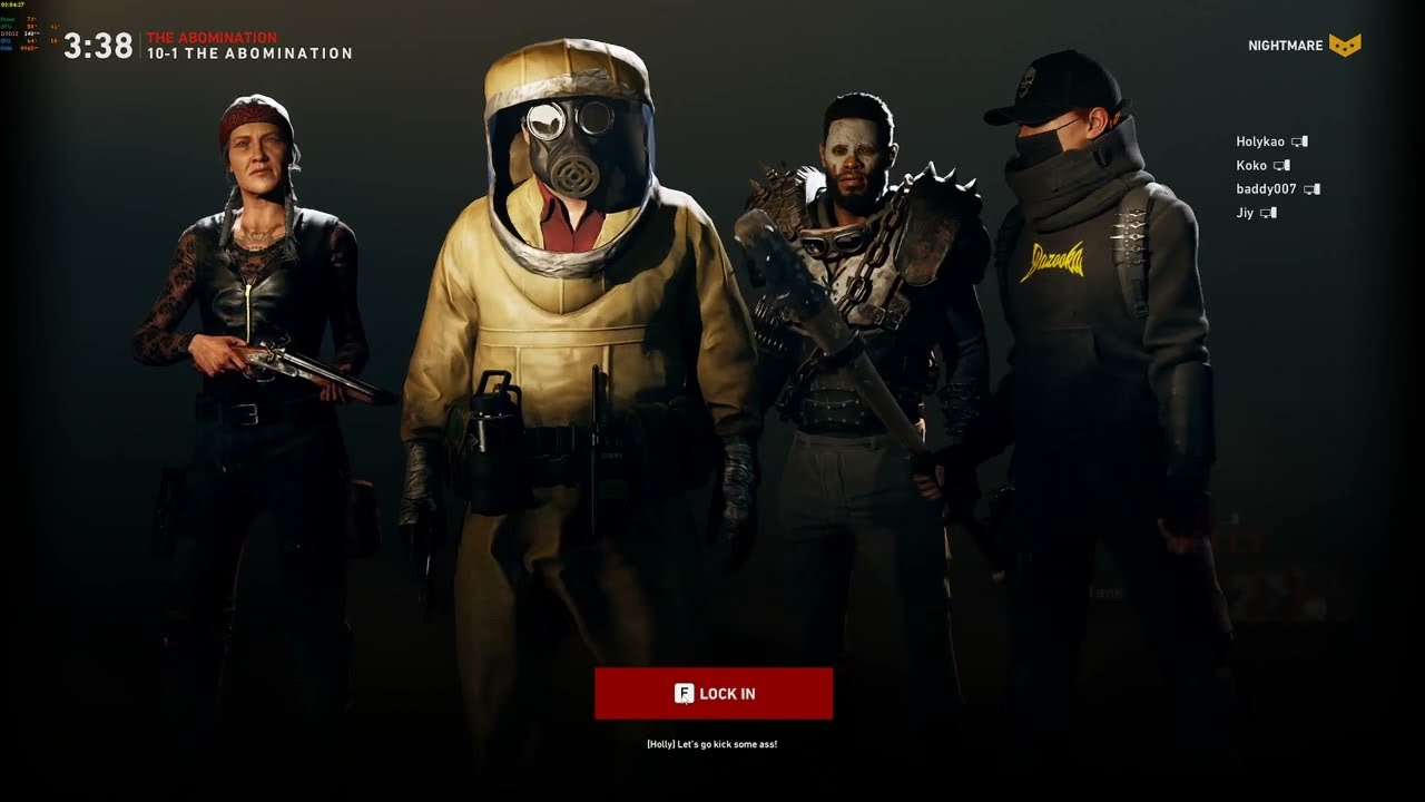 Back 4 Blood Nightmare Stage 4-1 + ZWAT Outfits