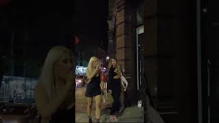 Manchester Nightlife 🤍🤍 The atmosphere immediately after midnight 🌆 #nightlife #uk #single #girls