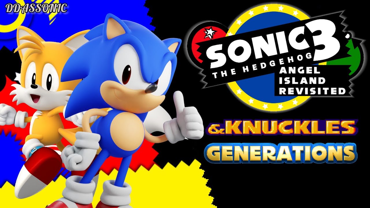 Sonic 3 A.I.R (Generations 3D Sprites) & Knuckles