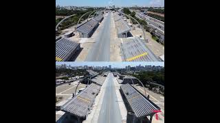 Timelapse das obras de revitalização do Sambódromo do Anhembi.