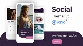 Social Theme - Professional UX/UI Kit for Ionic 4 | Codecanyon Scripts and Snippets