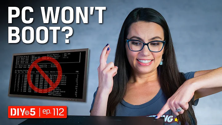PC Build – How to Fix a PC that won’t boot – DIY in 5 Ep 112