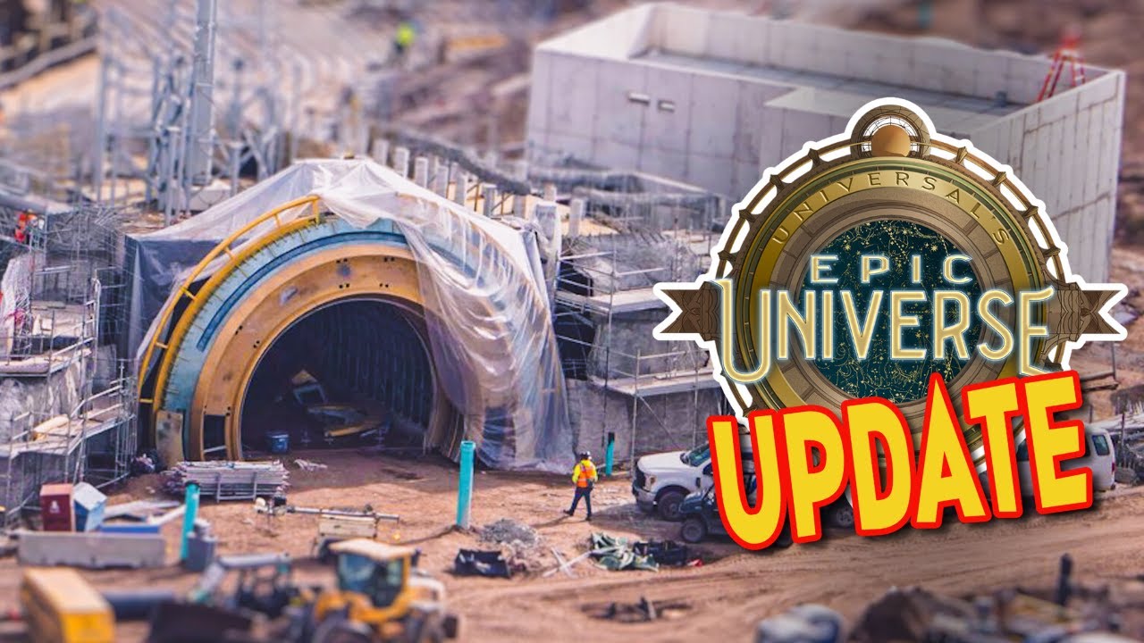 Epic Universe Construction Update  How To Train Your Dragon Ride