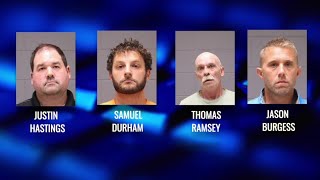 4 men arrested in undercover sting targeting online exploitation of children