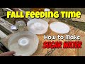 Filling Bee Feeders