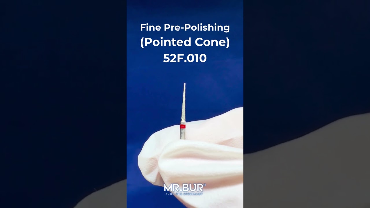 Fine Grit Pre-Polishing Pointed Cone Bur | Diamond Dental Bur