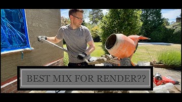 Scratch Coat Render Mix  FULL PROCESS IN REAL TIME Plastering Guru