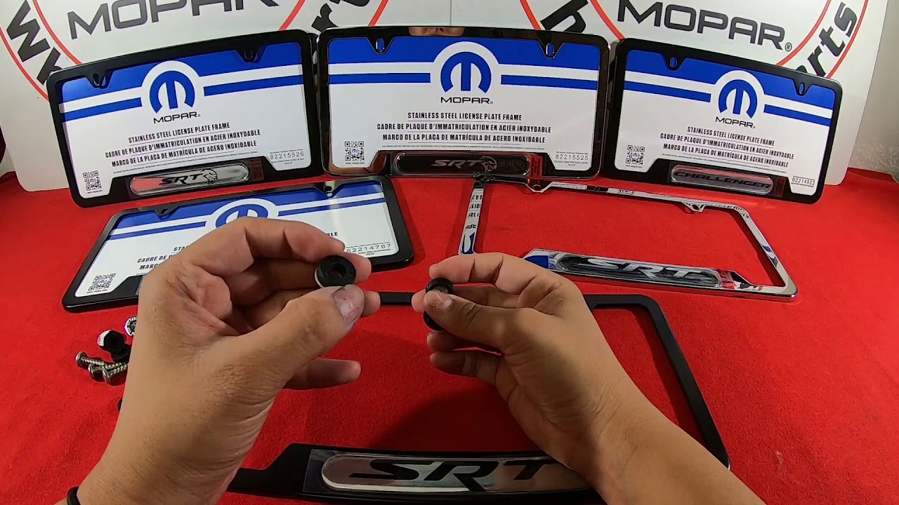 Assortment of Dodge License Plate Frames YouTube