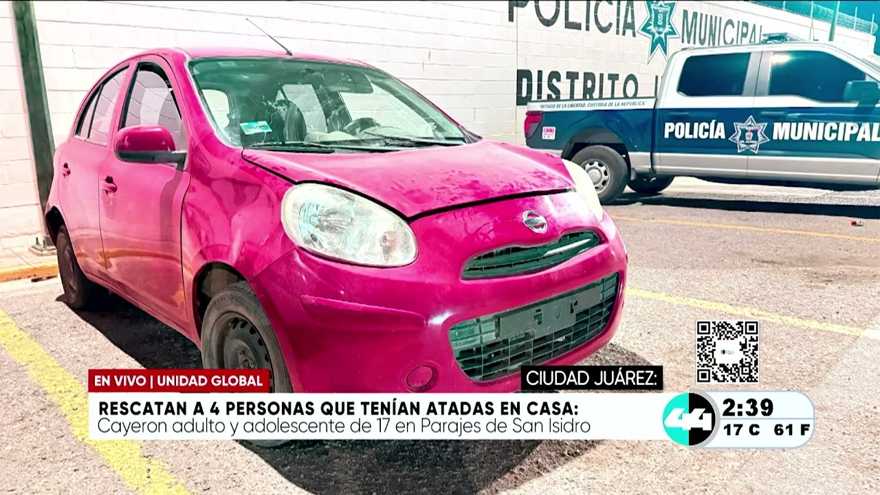 Rescatan a 4 personas que tenian atadas en casa