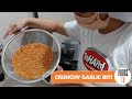 How to make crunchy garlic bits